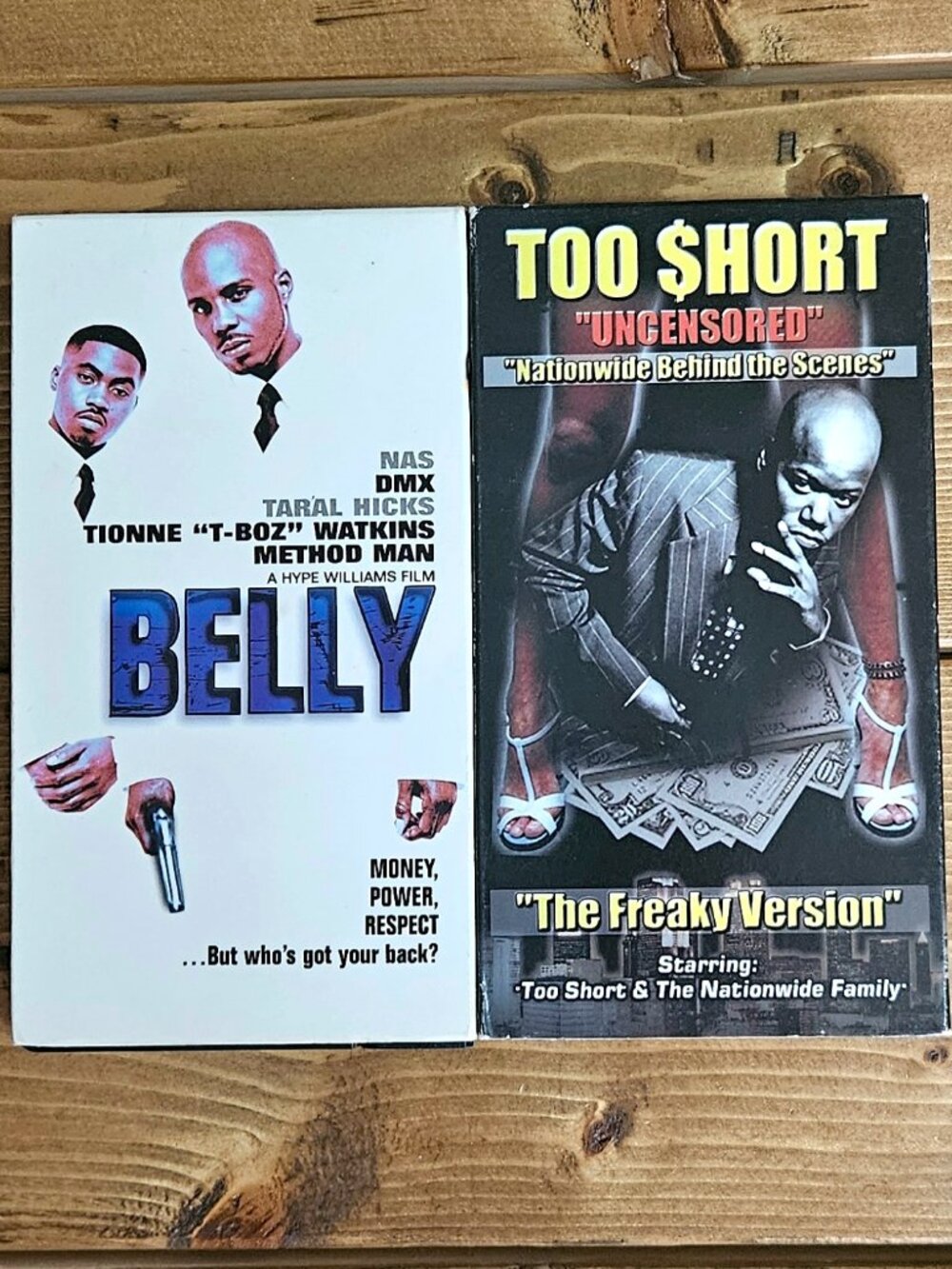 Belly / Too $hort “Uncensored – The Freaky Version” VHS Bundle – HipHop Classics